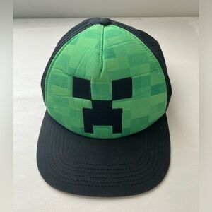 Hat Minecraft Junior Size Adjustable‎ Used Clean